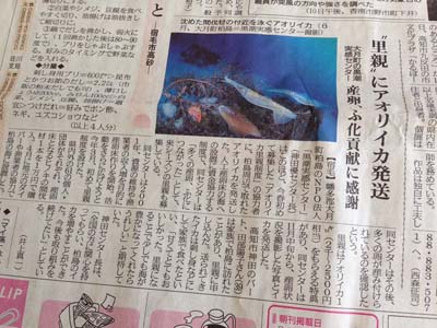 12/11(水)高知新聞掲載