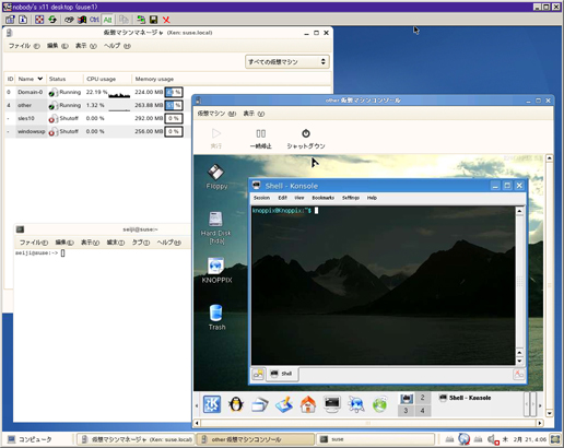WindowsVNC猩SUSEXen̒œĂKnoppix